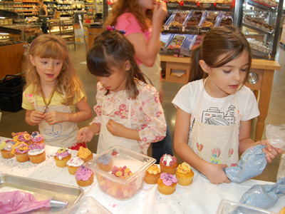 Lakewood Children Decorate Gourmet Cupcakes at Whole Foods - Lakewood